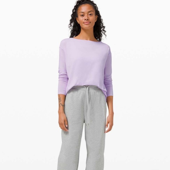 NWT Lululemon Back In Action Long Sleeve - Picture 4 of 5